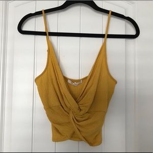 Front twist/tie crop top